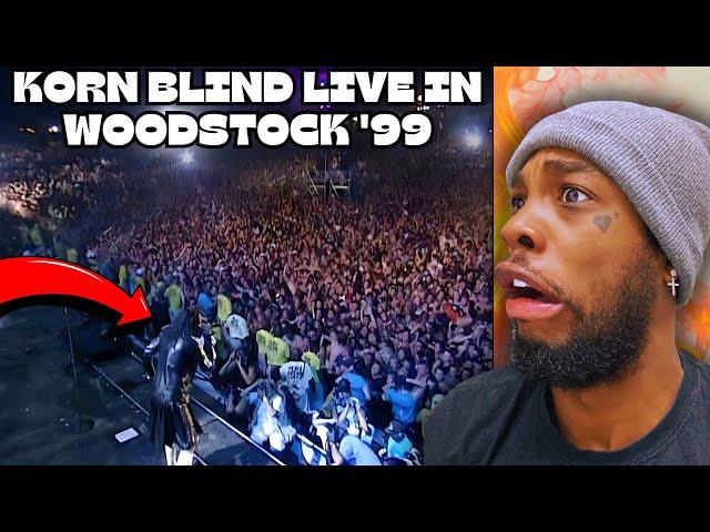 Korn Blind Live In Woodstock '99 (FIRST TIME HEARING)