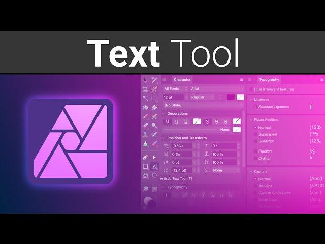 Affinity Photo 2 How to Add Text