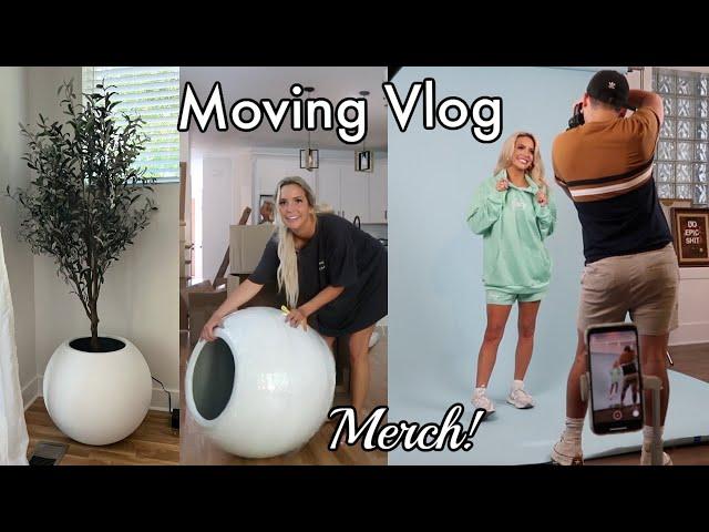 Moving Vlog | New Furniture, Merch Photoshoot, SkinCare & more!