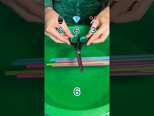 TRY TO GUESS HOW MANY DRINKING STRAWS IT TOOKS!