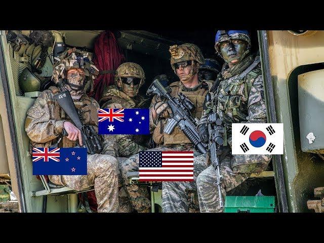 Massive Amphibious Landing Exercise With ROK, US, Australian, and NZ Forces