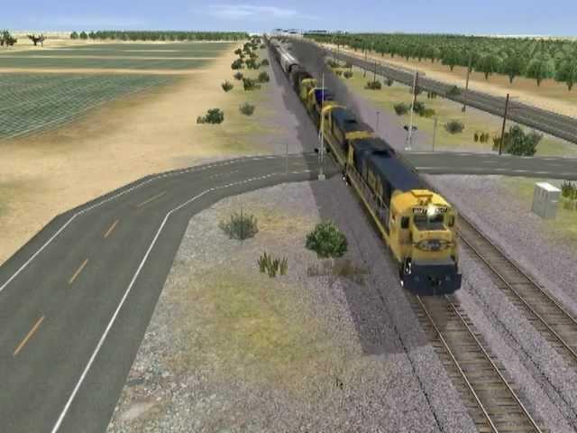 Santa Fe in the Mojave. Trainz 12