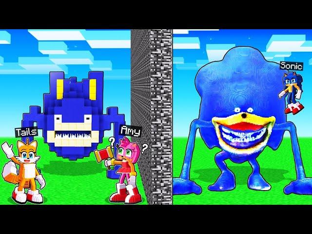 NOOB vs PRO SHIN SONIC Build Battle in Minecraft!