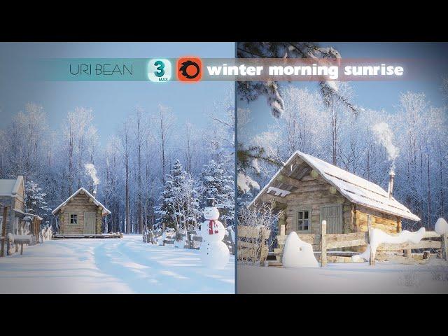 Making of 3dsmax Corona Winter Scene | Visual Channel