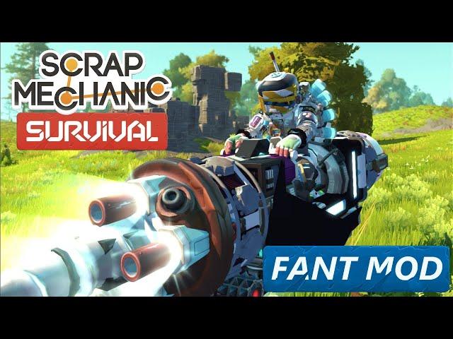 The Cloud HoverBike | Scrap Mechanic Survival | Fant Mod