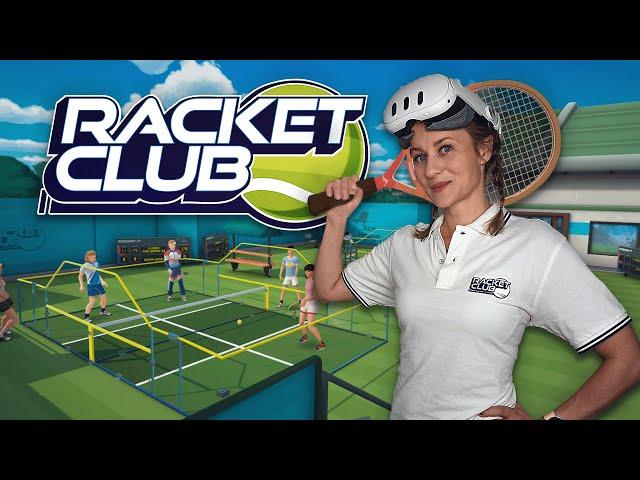 It’s FINALLY here! Racket Club VR Review