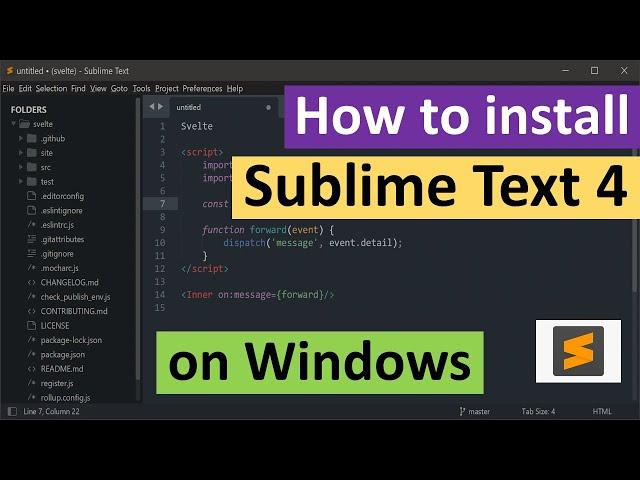 How to Install Sublime Text 4 on Windows