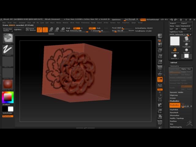 ZBrush ShadowBox