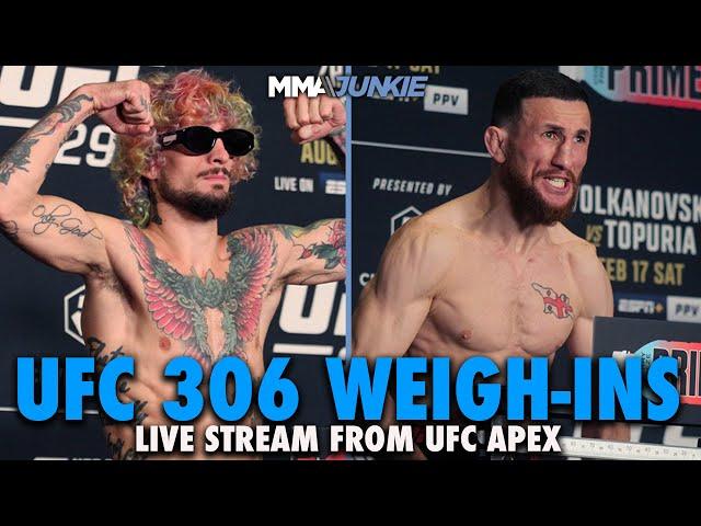 UFC 306 Official Weigh-Ins from the UFC Apex in Las Vegas