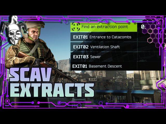 ALL SCAV Extracts in Streets of Tarkov #eft