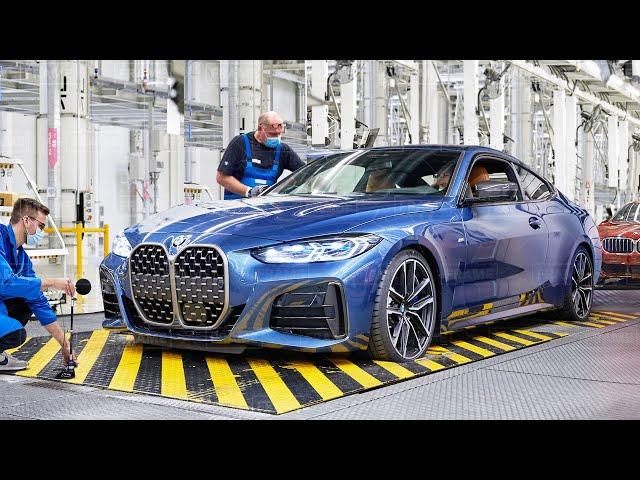 Inside Multi Billion $ BMW Factory Producing the Latest 4 Series Coupe - Production Line