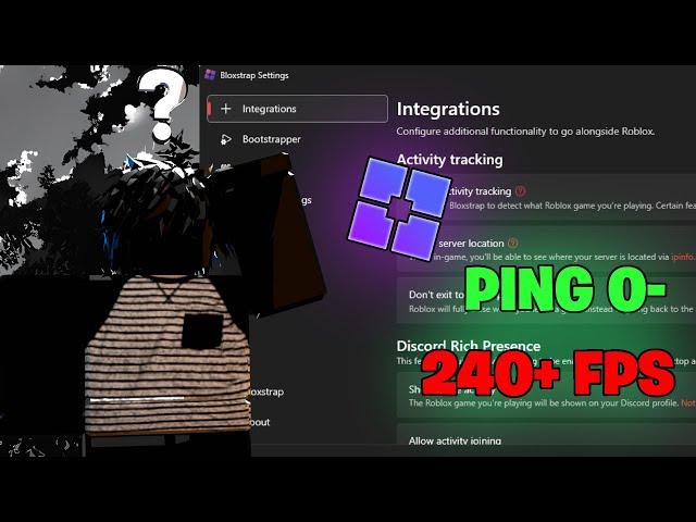 HOW TO GET "hight fps" AND "low ping" IN ROBLOX ? 2025! (bloxstrap)