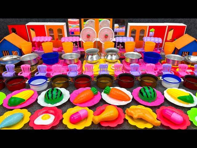 10 Minutes Satisfying with Unboxing Modern Hello Kitty Sanrio Kitchen Set|Most ASMR Tiny Kitchen Set