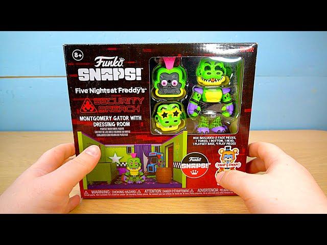 ФНАФ ГЛЭМРОК МОНТИ И КОМНАТА ФАНКО СНЭПС FUNKO SNAPS GLAMROCK MONTY ROOM