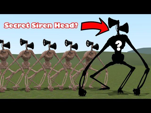 NEW HIDDEN 1% SECRET SIREN HEAD V2!! Garry's Mod [Siren Head Update]