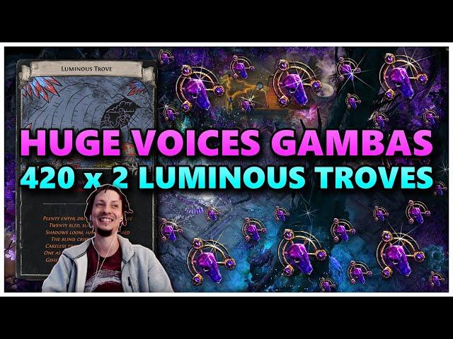 [PoE] The biggest Luminous Trove gambas yet - Stream Highlights #776