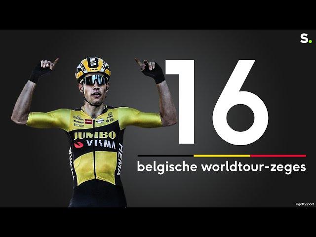 De 16 zeges in de World Tour voor Belgische renners