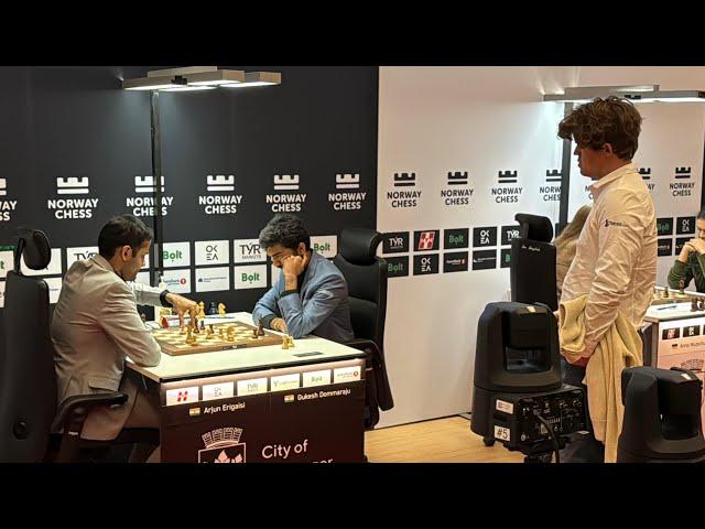 India #1 Arjun Erigaisi beats World Champion D Gukesh | Final Moments | Norway Chess 2025
