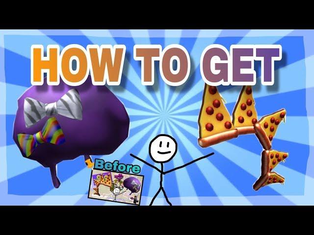 HOW TO GET THE PURPLE PARTY FRO AND THE PIZZA MOHAWK ( Roblox | Pizza Part Event )