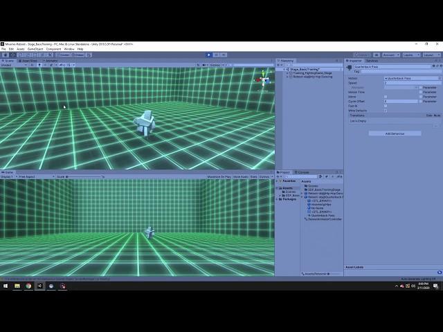 Mixamo to Unity using custom Sketchup model, Animated.