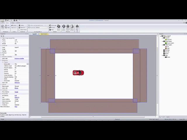 How to create car game in Construct 2