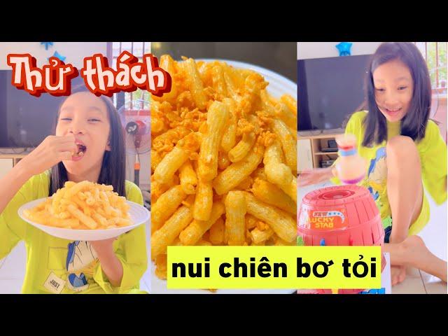 THỬ THÁCH NUI CHIÊN BƠ TỎI CÙNG THẢO NGUYÊN VÀ CÁI KẾT SAM CHANNEL️️️