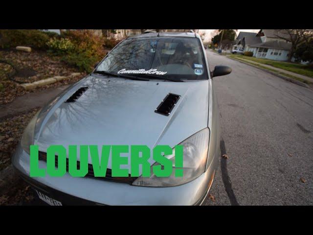 Installing Hood Louvers on a Ford Focus Wagon