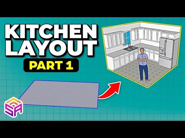 SketchUp Kitchen Layout Tutorial: Part 1 Creating Simple Cabinets