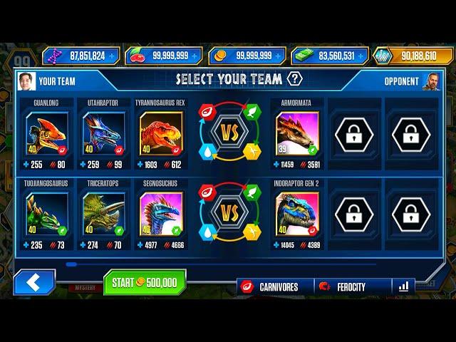 SIZE DOESN'T MATTER TSINTAOSAURUS TOURNAMENT | JURASSIC WORLD THE GAME