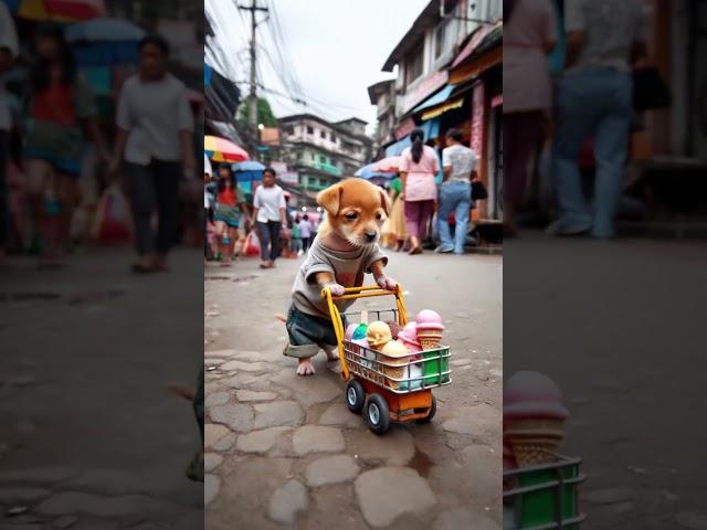 The poor dog's friend made fun of the child because the cat had no money #BKRG2