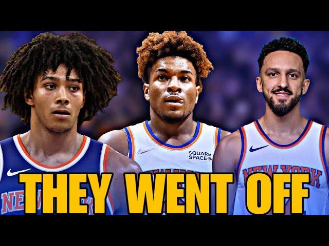 The New York Knicks Bench IS DEADLY!!