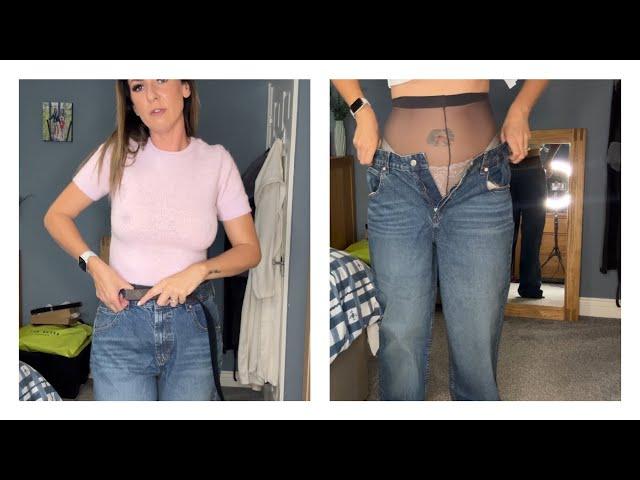 Demin Jeans Try On - Tall Girls Clothes Try On