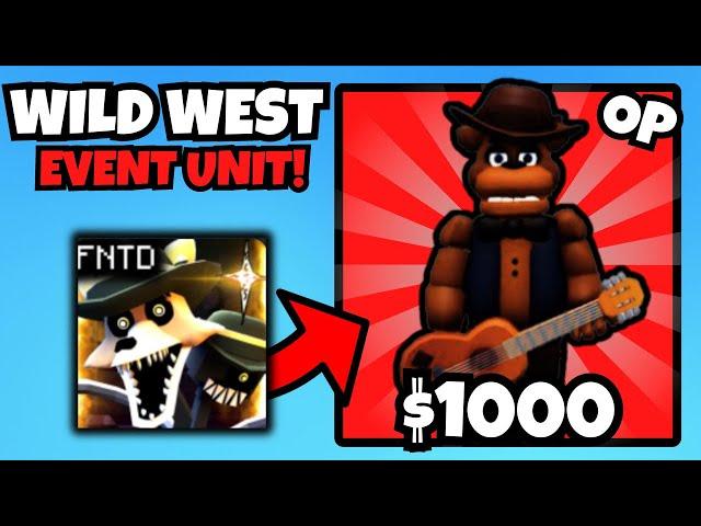 NEW WILD WEST EVENT IN FIVE NIGHTS TD IS INSANE!