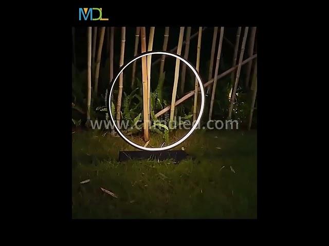 MDL Decorative Circular LED Lawn Lights Modern Outdoor Fence Lighting