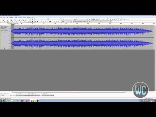 Audacity 2.0 - Fading in and out