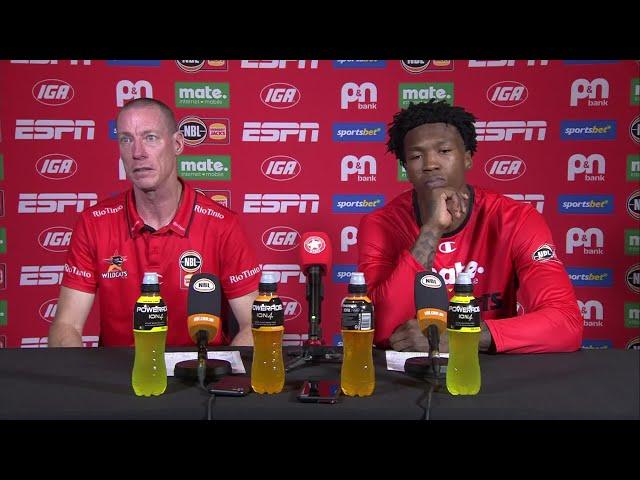 John Rillie and Kristian Doolittle press conference vs Melbourne United - Round 17, NBL25