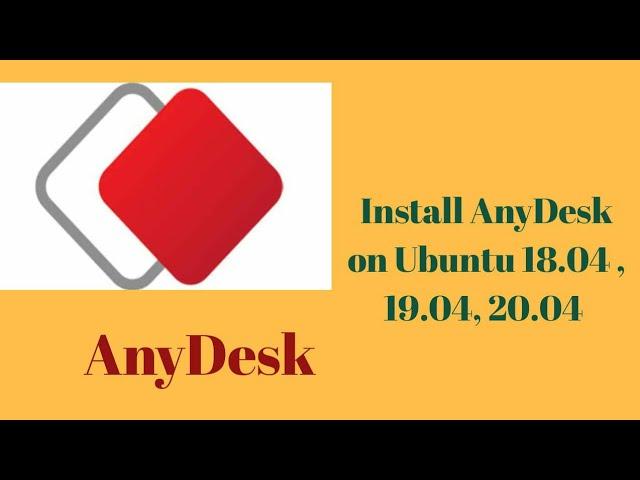 Install AnyDesk on Ubuntu 20.04LTS (TeamViewer alternative) #QandAJunction #AnyDeskInstallinig