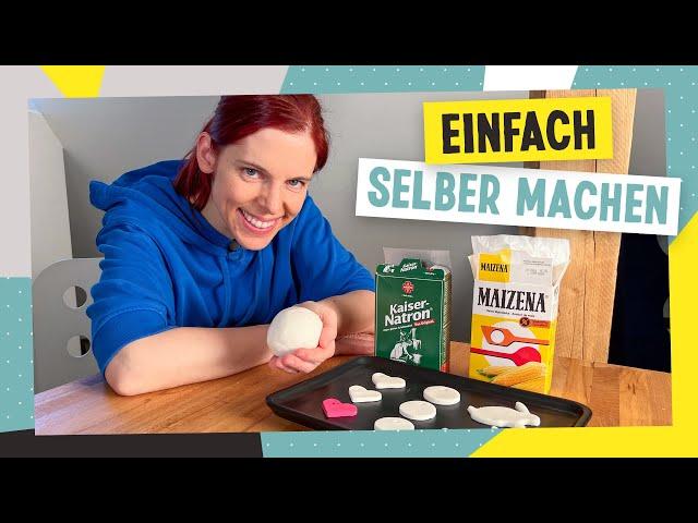 Lufttrocknende Modelliermasse selber machen mit diesem Kaltporzellan Rezept