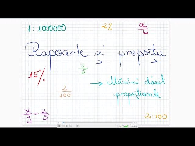 Marimi direct proportionale - Clasa a VI-a