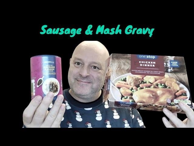 One Stop Chicken  Dinner ️ & sausage  & Mash Gravy 