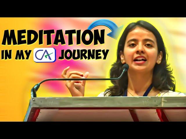 AIR 1 in CA by Meditation | Nandini Agrawal