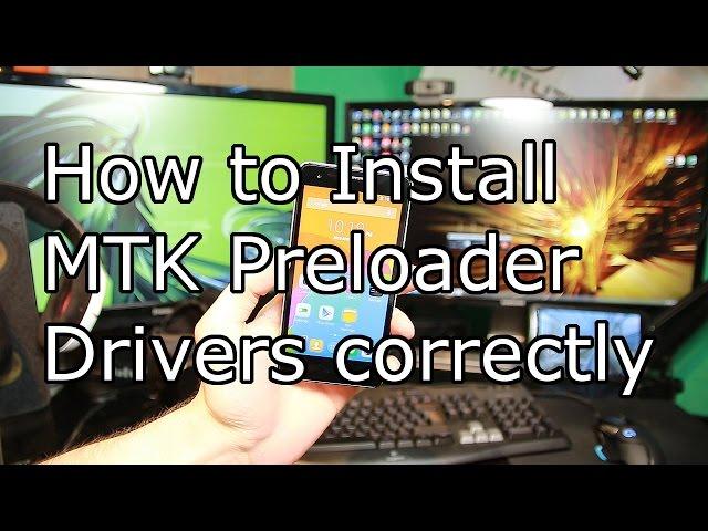 How to Install MTK Preloader 65xx Driver Correctly - Windows 8.1 64bit approved ! [HD]