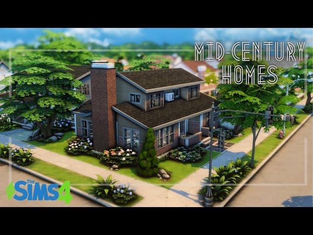 Mid-century Homes - NoCC - The Sims 4 StopMotion