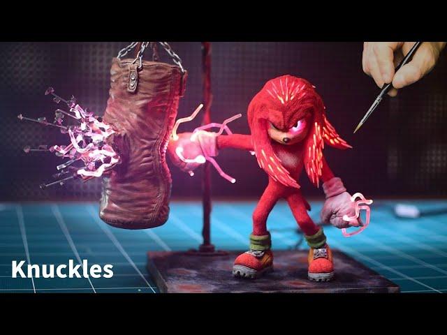 How to make sonic 2 knuckles power up diorama / clay