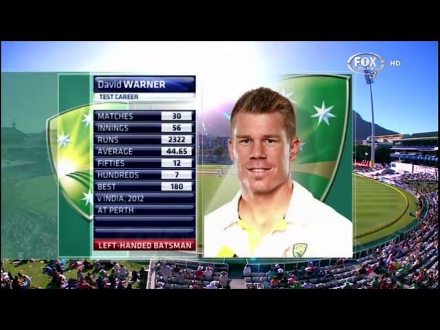 David Warner 145(156) Vs South Africa 3rd Test At Cape Town 2014 Extended Highlights Fox Sport