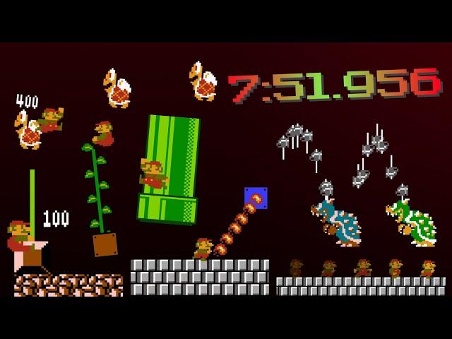 Super Mario Bros.: The Lost Levels Any% 8-4 Speedrun in 7:51.956 (without loads) *WR*