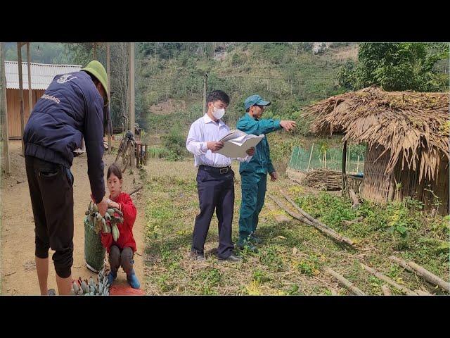 The girl's uncle asked his superiors for help in making land ownership papers for the girl.