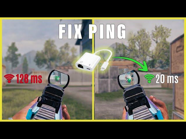 HOW TO GET 20 MS LOW PING | BGMI PING ISSUE FIX IPAD/IPHONE 