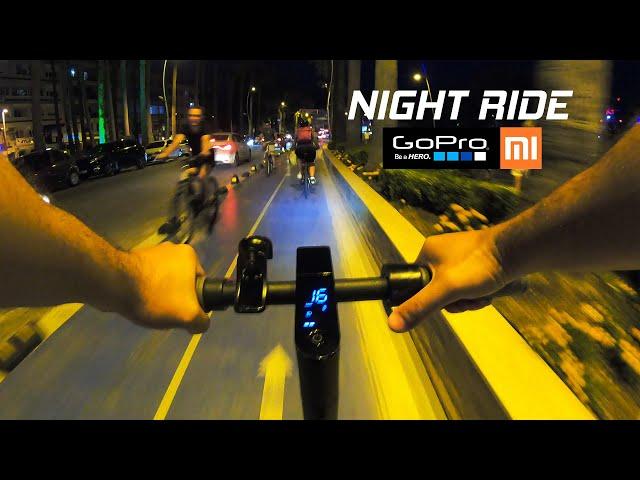 Xiaomi Mi 1S Electric Scooter - 7min. Night Ride (Environment Sound Only) 2K