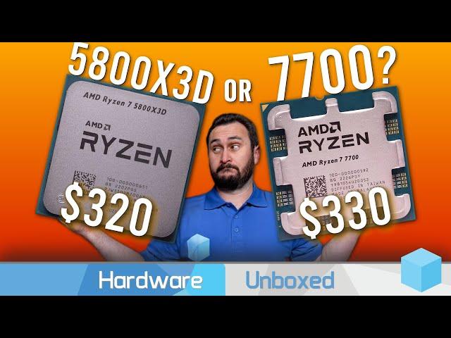 Ryzen 7 5800X3D vs. Ryzen 7 7700, Best Value AMD 8-Core CPU in 2023?